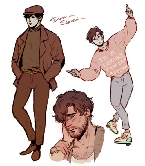 dashinslashin: have some more doodles ft. brahms heelieshire(outfit inspo)