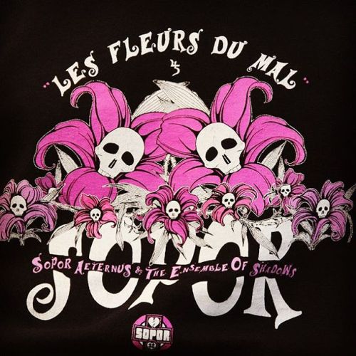 Limited edition t-shirt released with the album les fleurs du Mal in 2007 #soporaeternus #soporaeter