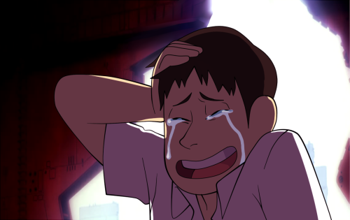 chrismcfeely:  dante-shallucination:  “We need to talk” Steven Universe/Evangelion X-overPart 1  Get in the fucking giant woman, Shinji.