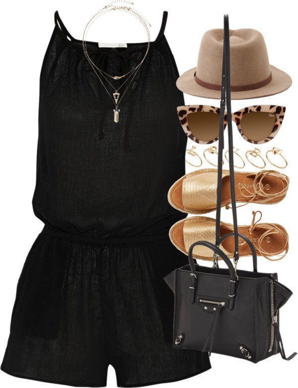 styleselection:  Outfit with metallic sandals by ferned featuring real leather pursesSkin