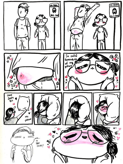 anonymouslyunknownartist:  I took some ideas and poses from this comic.   When I first saw this comi