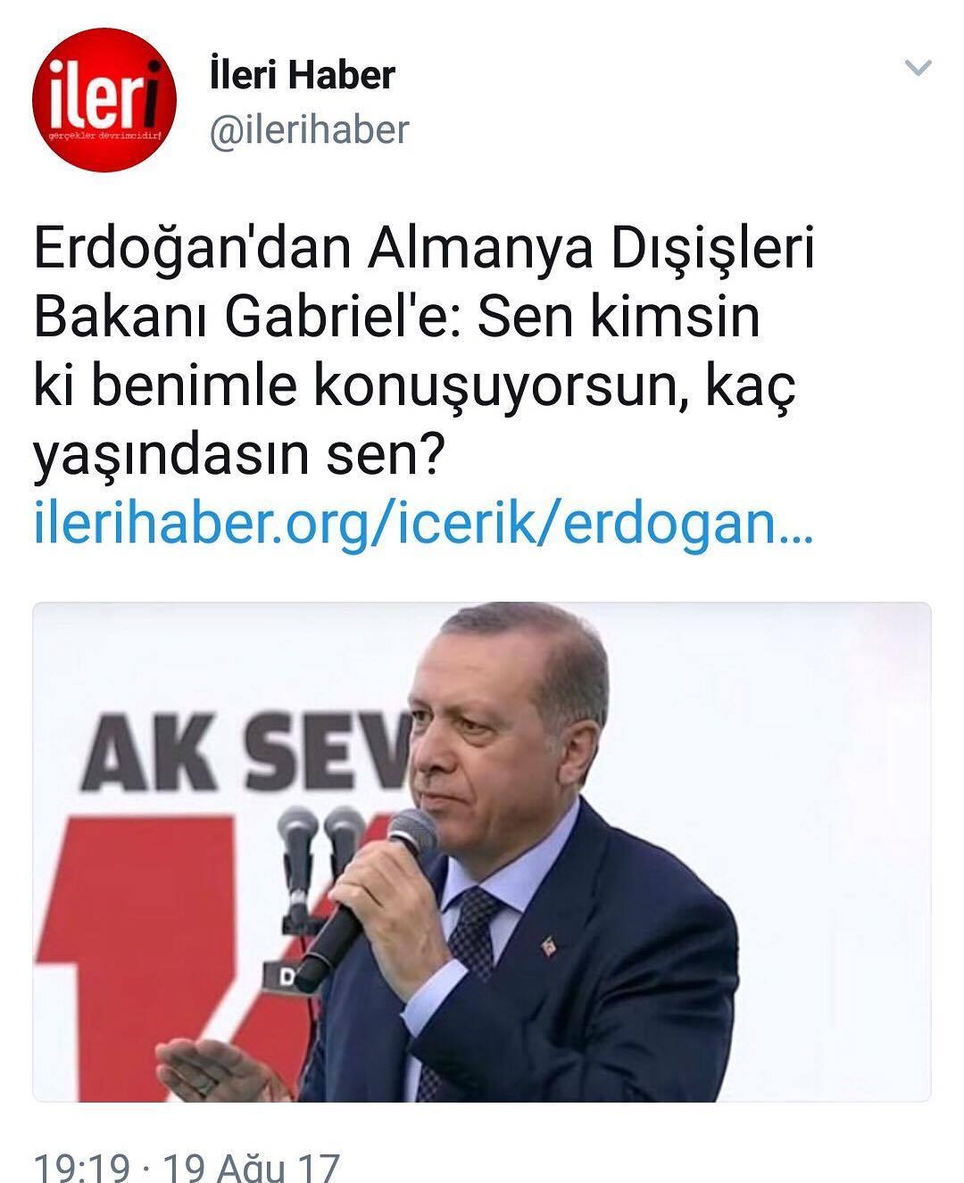 Erdoğan'dan Almanya...