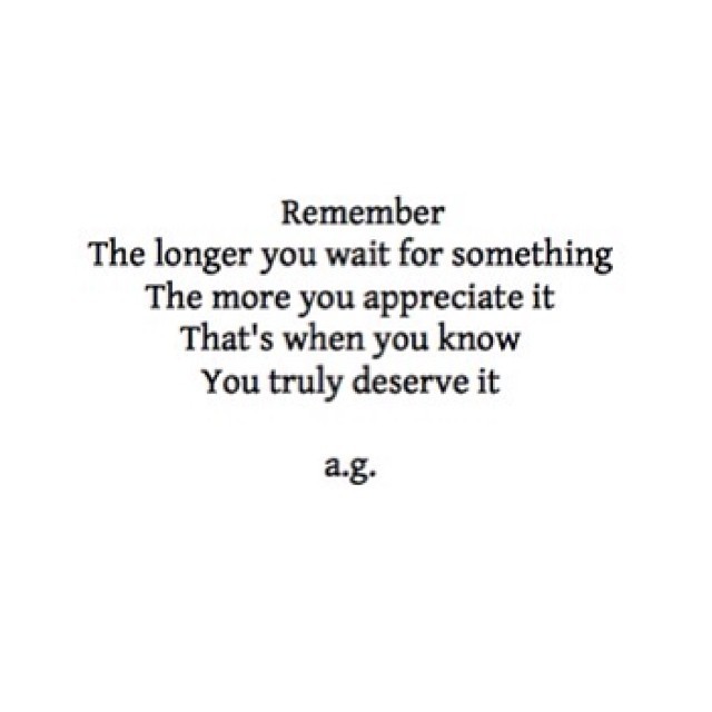 Patience&hellip;.