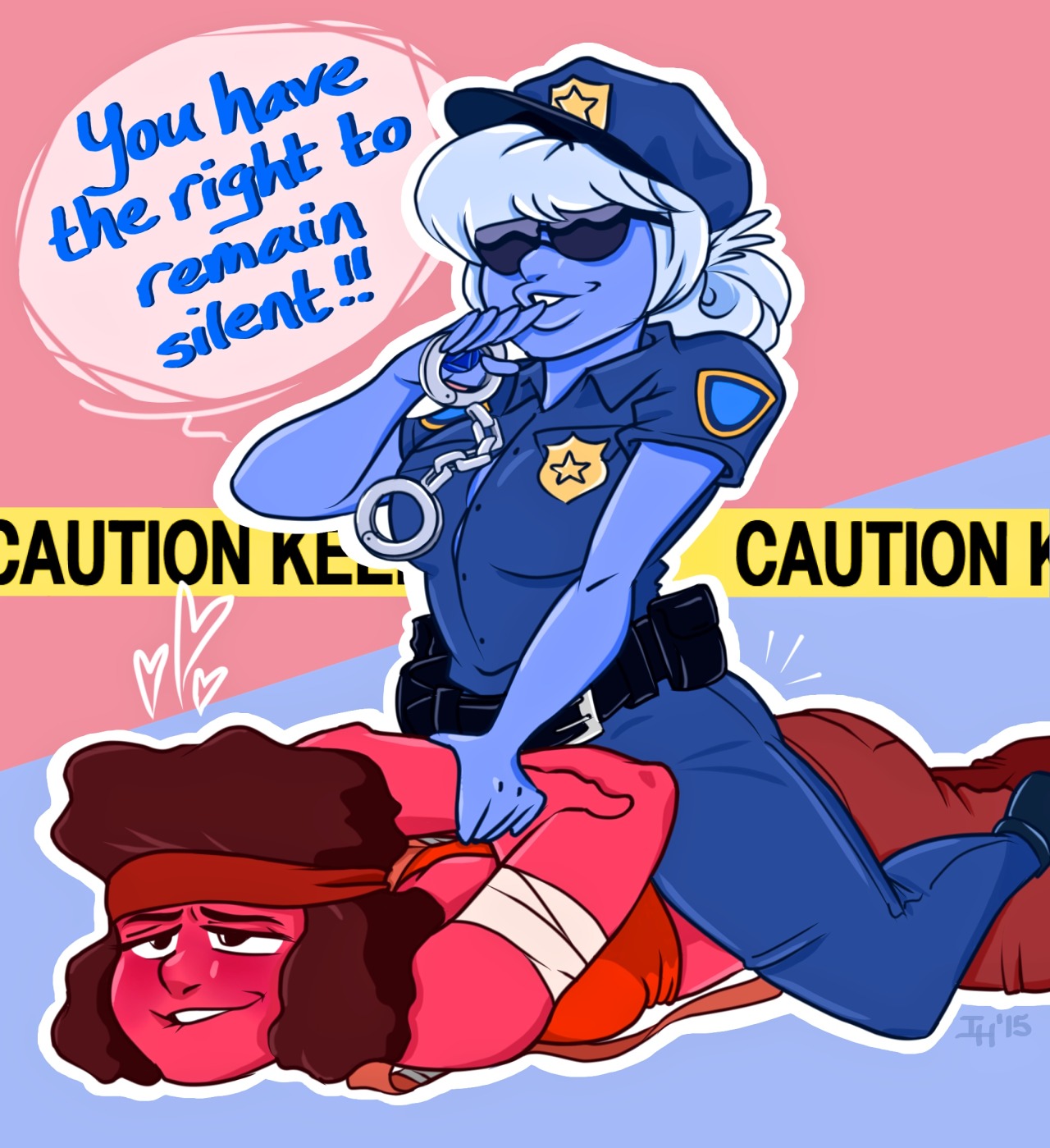 Really needed to see Ruby getting arrested after I saw this (thank you jen-iii).