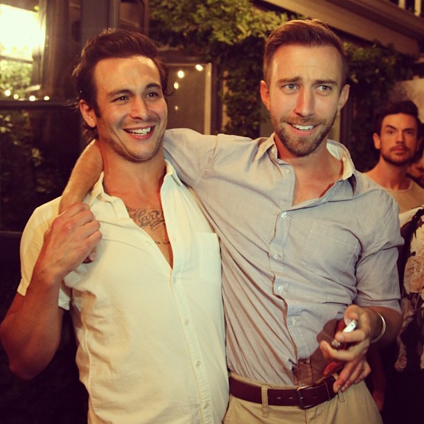 jarelion:  these two cutie pies just got engaged! congratulations luke and marcus!