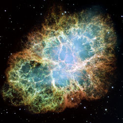 astronomicalwonders:  Messier 1 - The Crab NebulaPotentially Humanity’s First Historically Observed Supernova The Crab Nebula is the first astronomical object identified with a historical supernova explosion. Around in the year 1054, Chinese astronomers