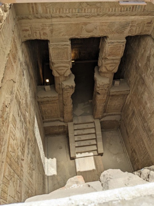 Scenery And Imagery From The Hathor Temple At Dendera, Built In The Greco-Roman Period
