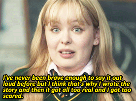 booasaur:Derry Girls - 1x06 - “Michelle’s running around saying it’s her. That she wrote the story. 
