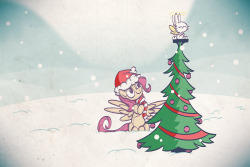 madame-fluttershy:  And an Angel Atop a Tree