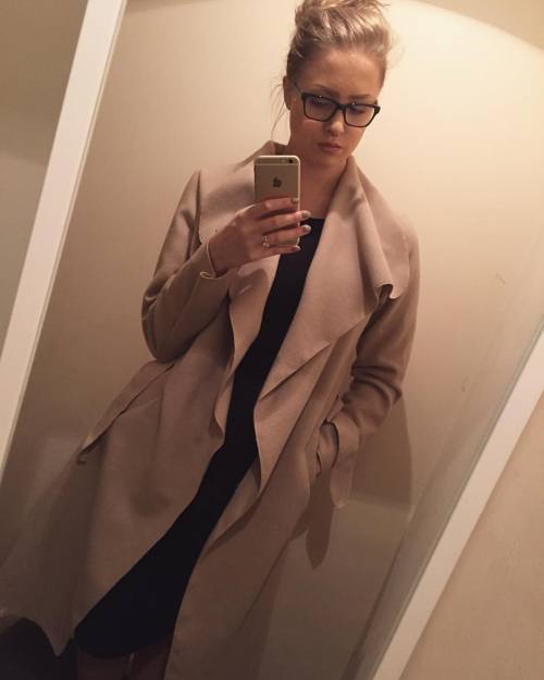 New Love @officialplt #Veronica Coat #WaterfallCoat #OOTD #WorkWear #NewSpecs #Oversized