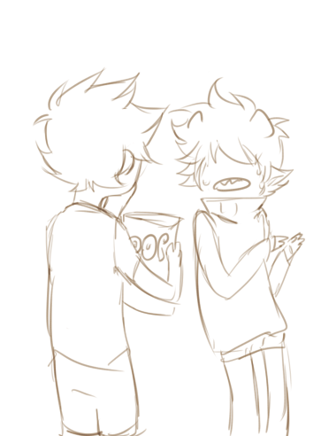 popcorn is a mysterious thing and Karkat wants nothing to do with it uvu