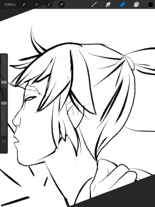 WIP Thatll Be My Next Mizemi Piece Because I Have No Self Control. I Needed To Draw Mizu With Her Bangs