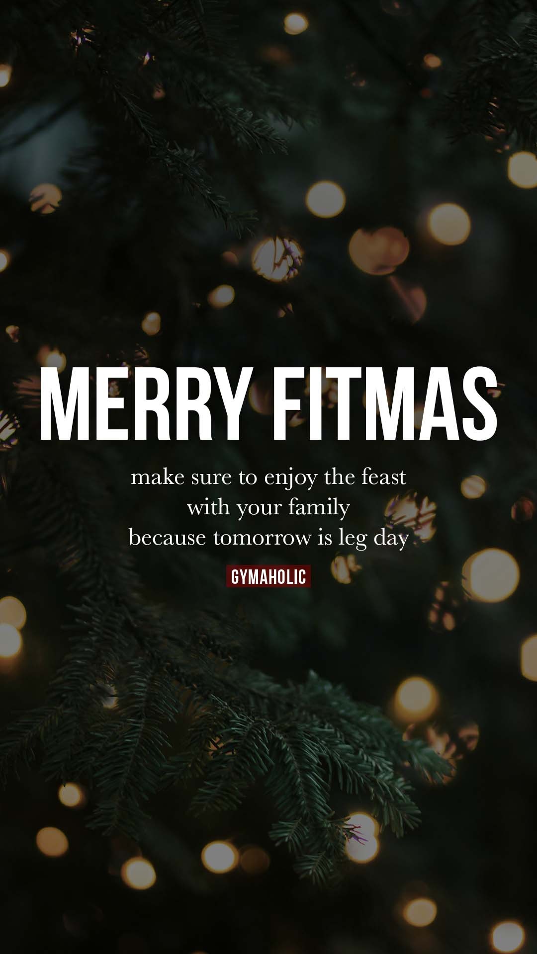 Merry Fitmas - Gymaholic Fitness App