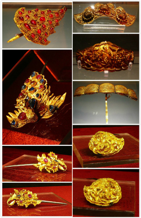 changan-moon:ancient headdress of ming dynasty for chinese women