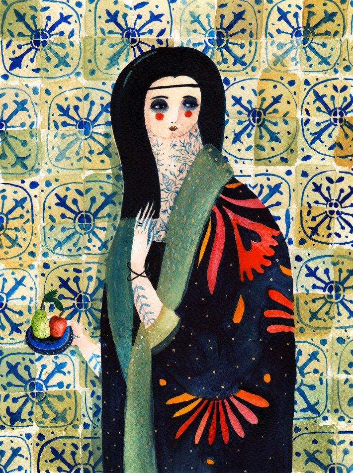 supersonicart:   Illustrations by Aitch. Illustrative paintings by Romanian Gypsy