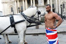 newkongunbound:   Isaiah Mustafa in London