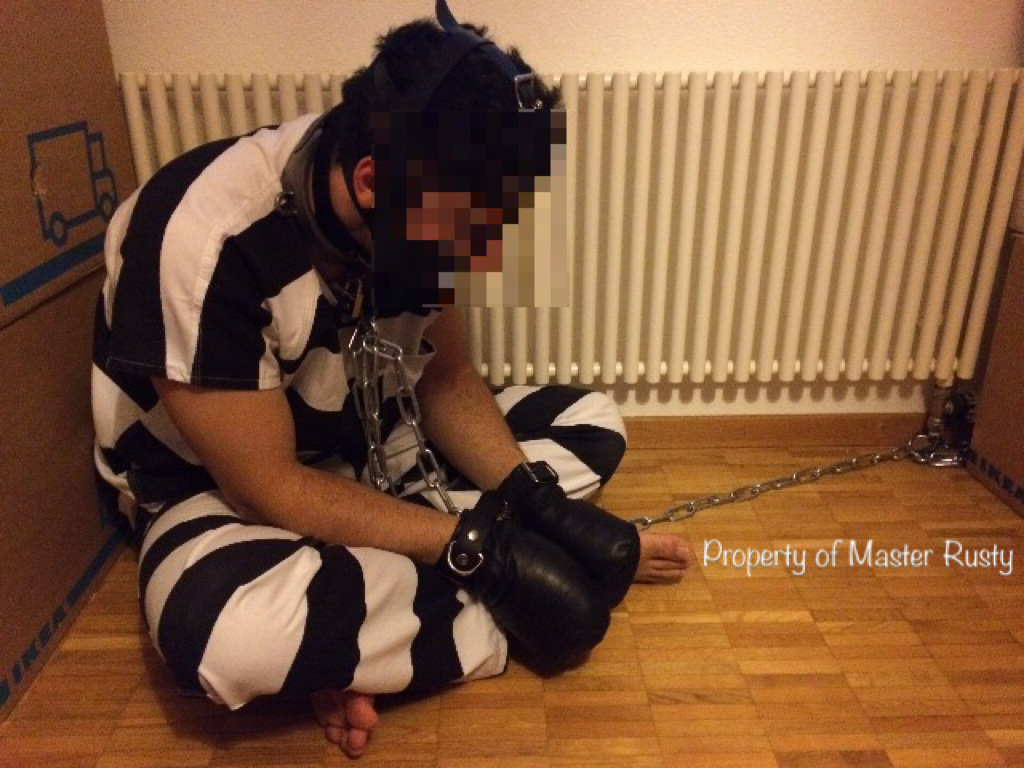 711-197-164: Another kinky weekend with my beloved Bolt. Put him in a bondage bag