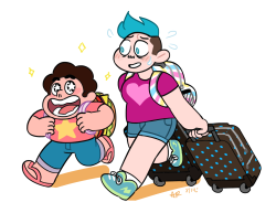 egomatter:  So you guys may have noticed I’ve been a little inactive on tumblr lately!  This is because I’ve been hired as a storyboard revisionist on Steven Universe! I moved to Burbank a few weeks ago and everything. Here’s a little doodle I