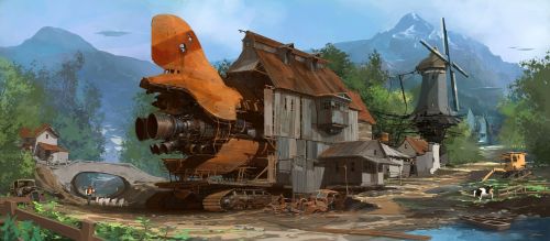 scifiarchive:  More work by Alejandro “Burda” Burdisio 