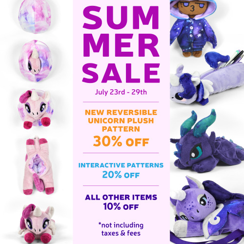 Hi everyone!The Reversible Unicorn teased about earlier is here! Along with a Summer Sale ♥https://w