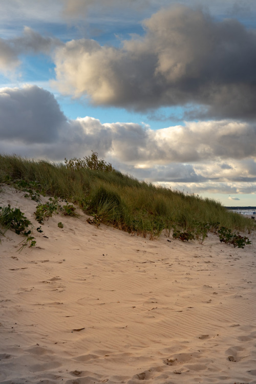 The clouds and the sand.Baltic Sea, October 2018.