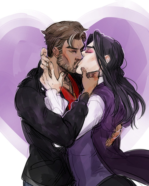 delborovic:Great minds think alike? Smallmarch smooch pose 3C for @prince-victorius and Anon &lt