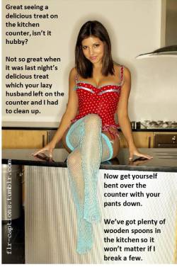 Great Seeing A Delicious Treat On The Kitchen Counter, Isn’t It Hubby? Not So Great