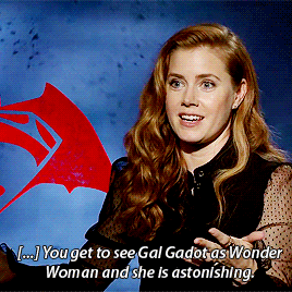 therearecertainshadesoflimelight: jodockerys: Amy Adams and her love for Gal Gadot  Yes please!!!!!!