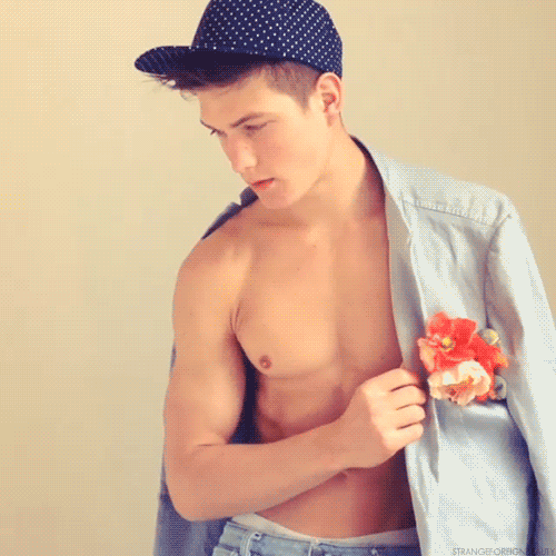 strangeforeignbeauty:  Saxon Dunworth by Pat Supsiri [ gif  | male models | 1000+