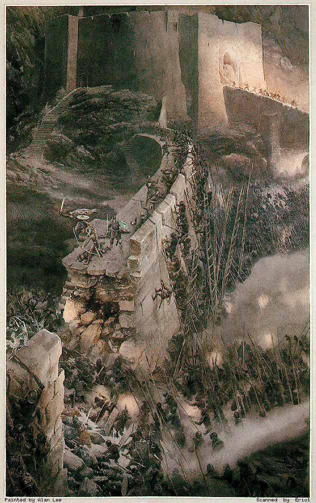 tolkienismyreligion:  Battle of Helm’s DeepAlan Lee 