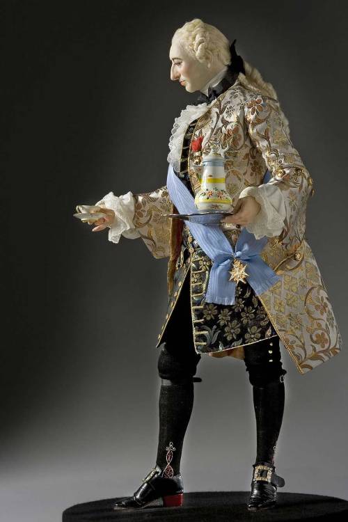 18thcenturyfop: Louis XV 1745 aka. Louis XV of France, “Beloved to him”.  A portrai