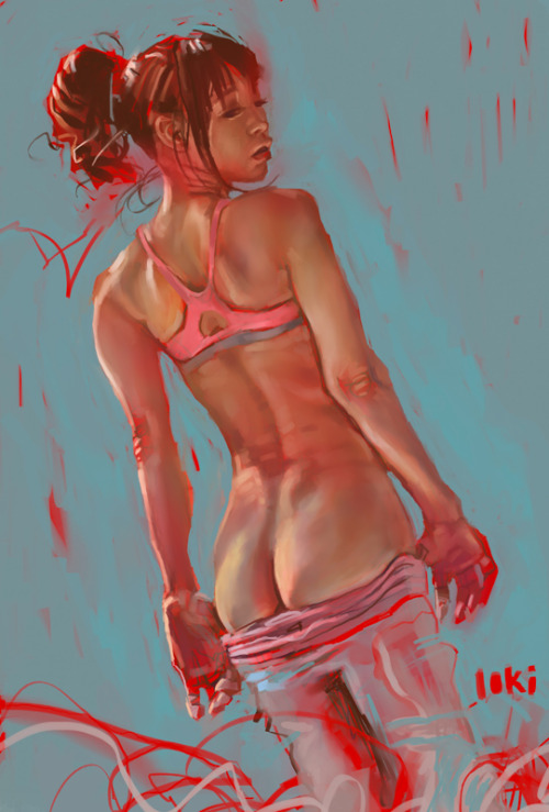 lanangon:  onlyeroticart: SHOK DETERGENTby LOKI TAIWANYou can buy art prints of her #eroticart inhttp://www.onlyeroticart.com/artistas/loki-taiwan.html