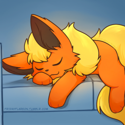 fridayflareon:She falls asleep on the couch a lot &lt;3