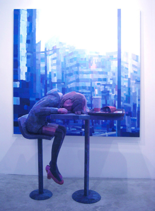 the-absolute-best-posts:bombing:3D Paintings by Shintaro Ohata [Artists statement]Shintaro