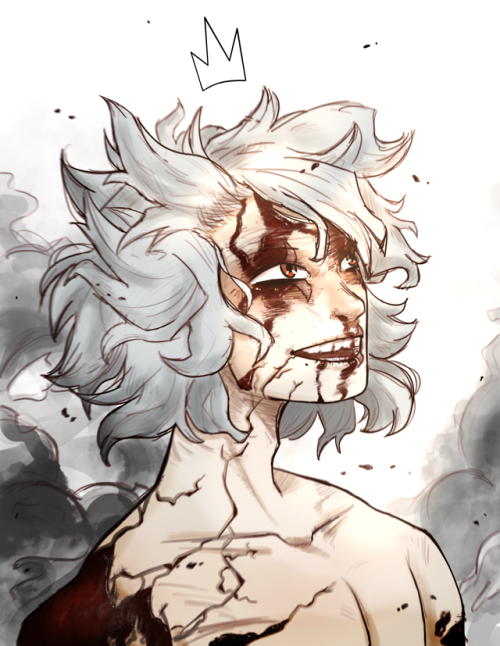 He’s beaten up, covered in blood, and very sleep deprived, but he did it