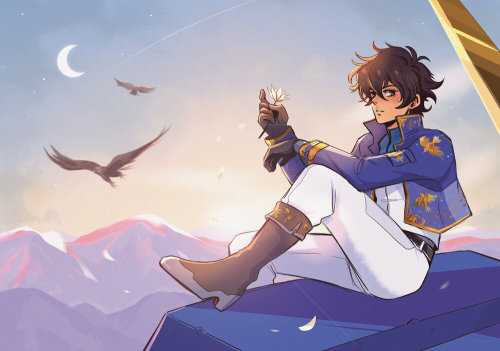 andythelemon:Setsuna F. Seiei for my Mamoru Miyano tribute zine - I watched all of Gundam 00 this ye