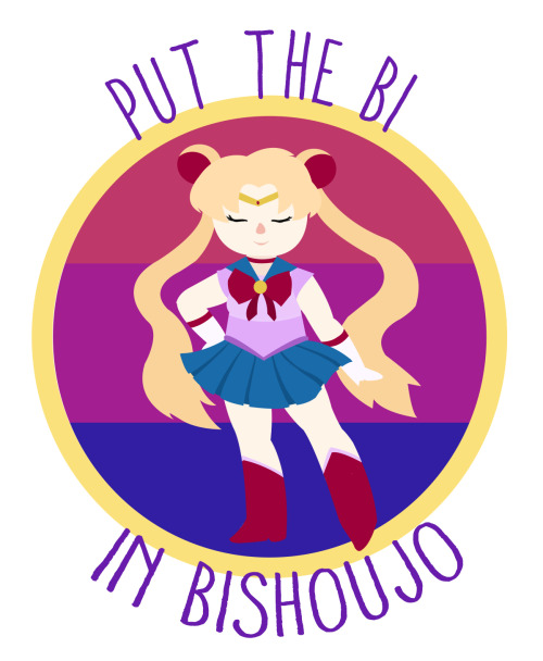 raven-mistress:  capfalc:  Make Sailor Moon a bisexual icon 2k14 Thanks to kamalaskadoosh for the inspiration~  YES 