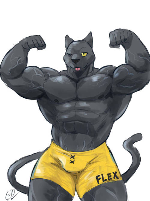 Porn photo colddog1234:  Panther bodybuilder 