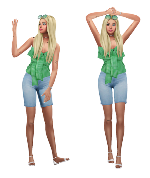 thekims4: TS4 Summer Fashion Lookbook  Skin / Body / Hair / Eyebrows / Eyelash / Eyes / Nosem