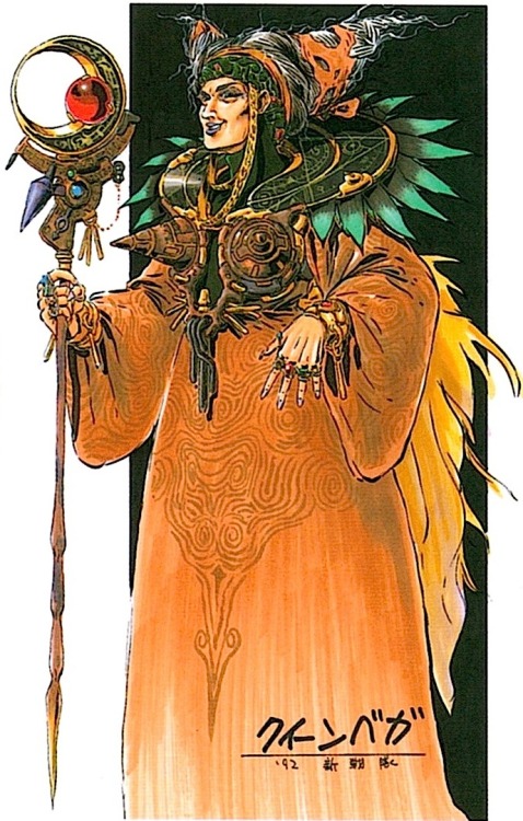 squidtree:Ikonshinohara tamotsu Artbook Bandora/Rita Repulsa as drawn by Toku hero/creature designer