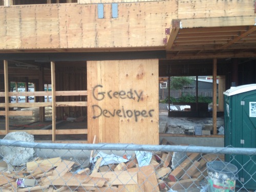 Other sides included &ldquo;4 stories is obscene&rdquo;