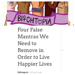 Go read my article that was published by @bitchtopiamag on bitchtopia.com 🙆