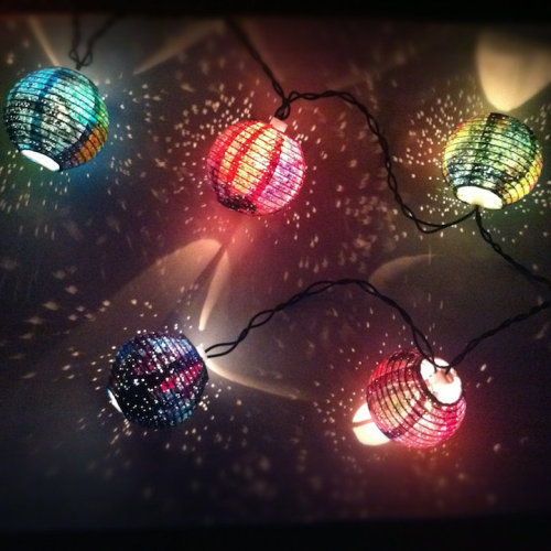 mayahan:  Galaxy Paper Lanterns 