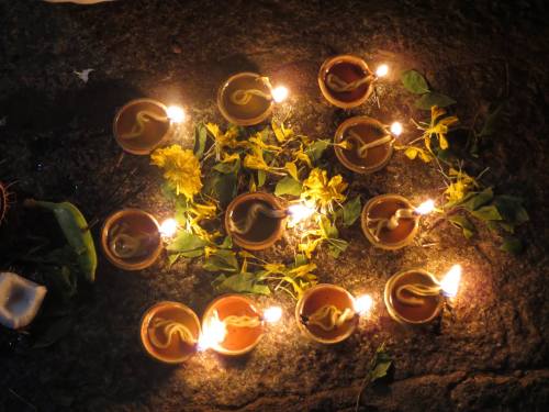 Diwali at Virupaksha Shiva temple, Hampi, Karnataka