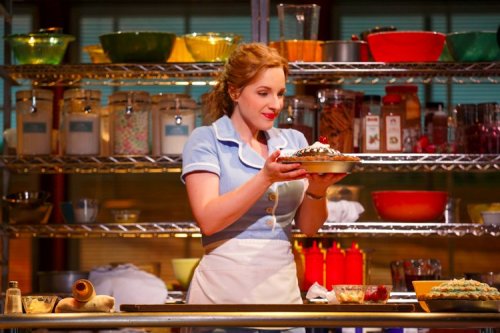 broadwayreprise:Jessie Mueller and the cast of Waitress on Broadway.