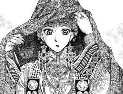puellapeanut:  Friendly reminder that this was all drawn by hand. And it is fabulous. - Since people are not sure, this manga is called Otoyomegatari, or A Bride’s Story and it is by Kaoru Mori. It is a Seinen historical work, that is stunningly drawn,