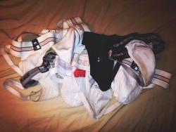 ajocksstrap:  My jockstrap collection, but I want more #jockstrap #jocks #dirty #bike #underarmour #shockdoctor #mcdavid #rawlings 