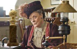 downton-the-hatch:  Drink whenever Dame Maggie