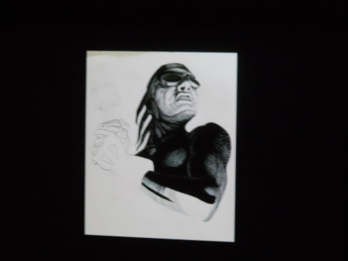 vegeta-has-a-ball:  Some stuff that Bryan Konietzko presented at RISD today! Picture 1: An illustration for a story he made when he was a teenager. Picture 2: “‘Iguanaman” sketch Picture 3: Iguanaman sketch Picture 4: Storyboard for “Mission Hill”,