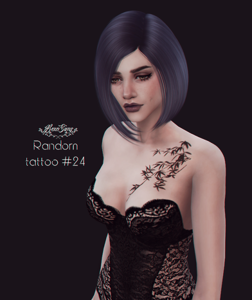 (TS4) Random tattoo #24 by BexoSimsDOWNLOADthank you, if you use it, do not forget to mention me @be